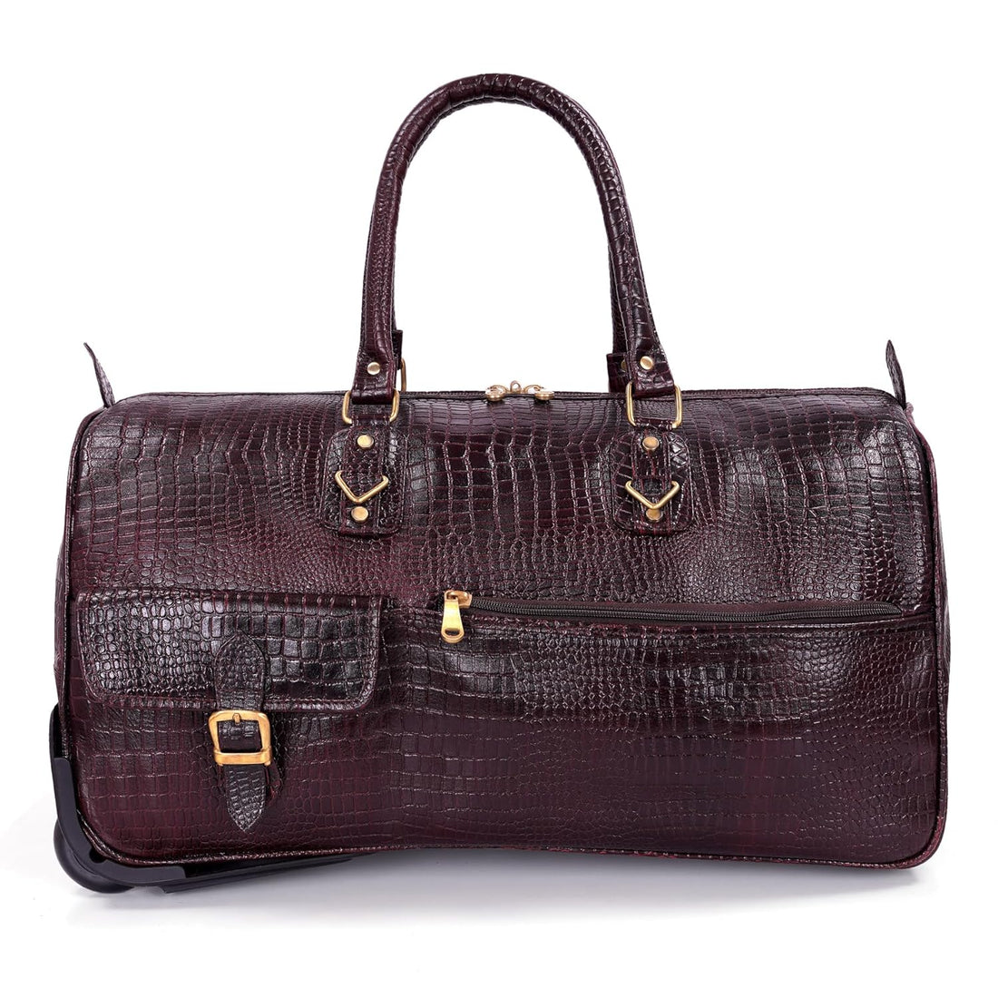 Leather Duffel Trolley - The Metropolis