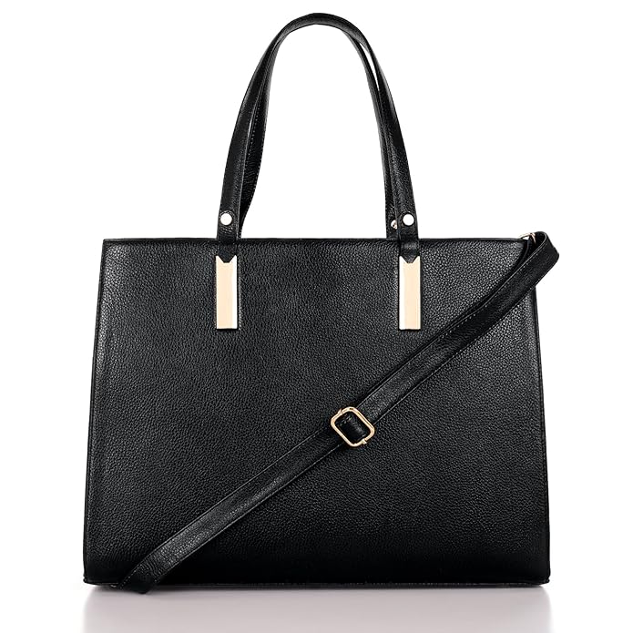 Women's Leather Handbag - Recta
