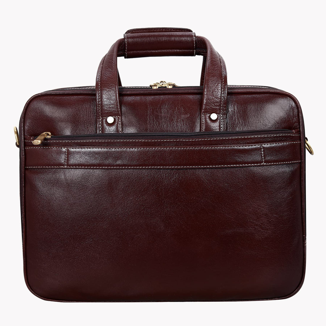 HAYAT Leather Accessories 16 Inch Men's Leather Briefcase Laptop Office Bag