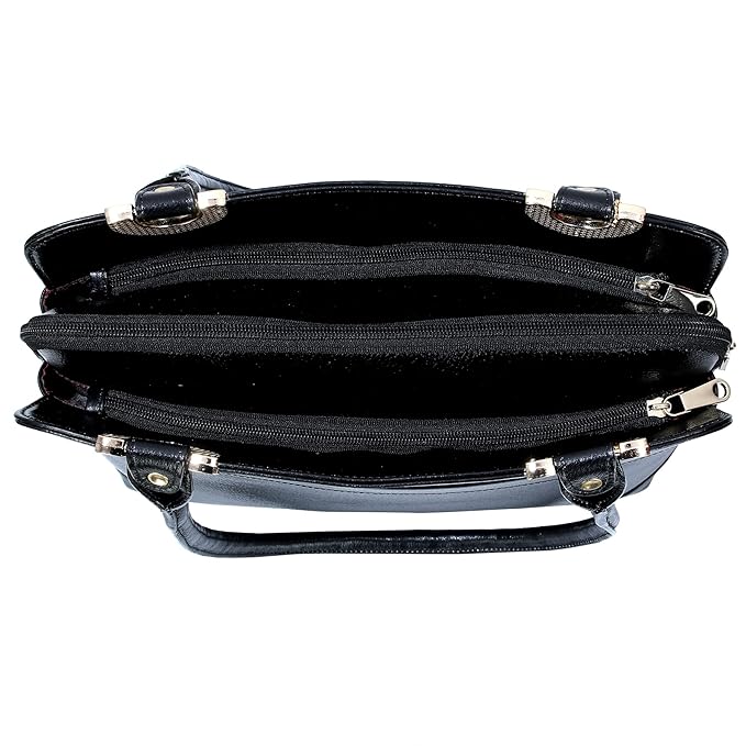 Leather Shoulder Bag - Elegant