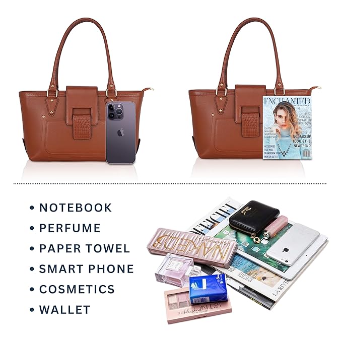 Leather Tote Bag - The Boat