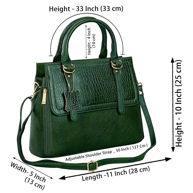 Leather Handbag For Women - MK