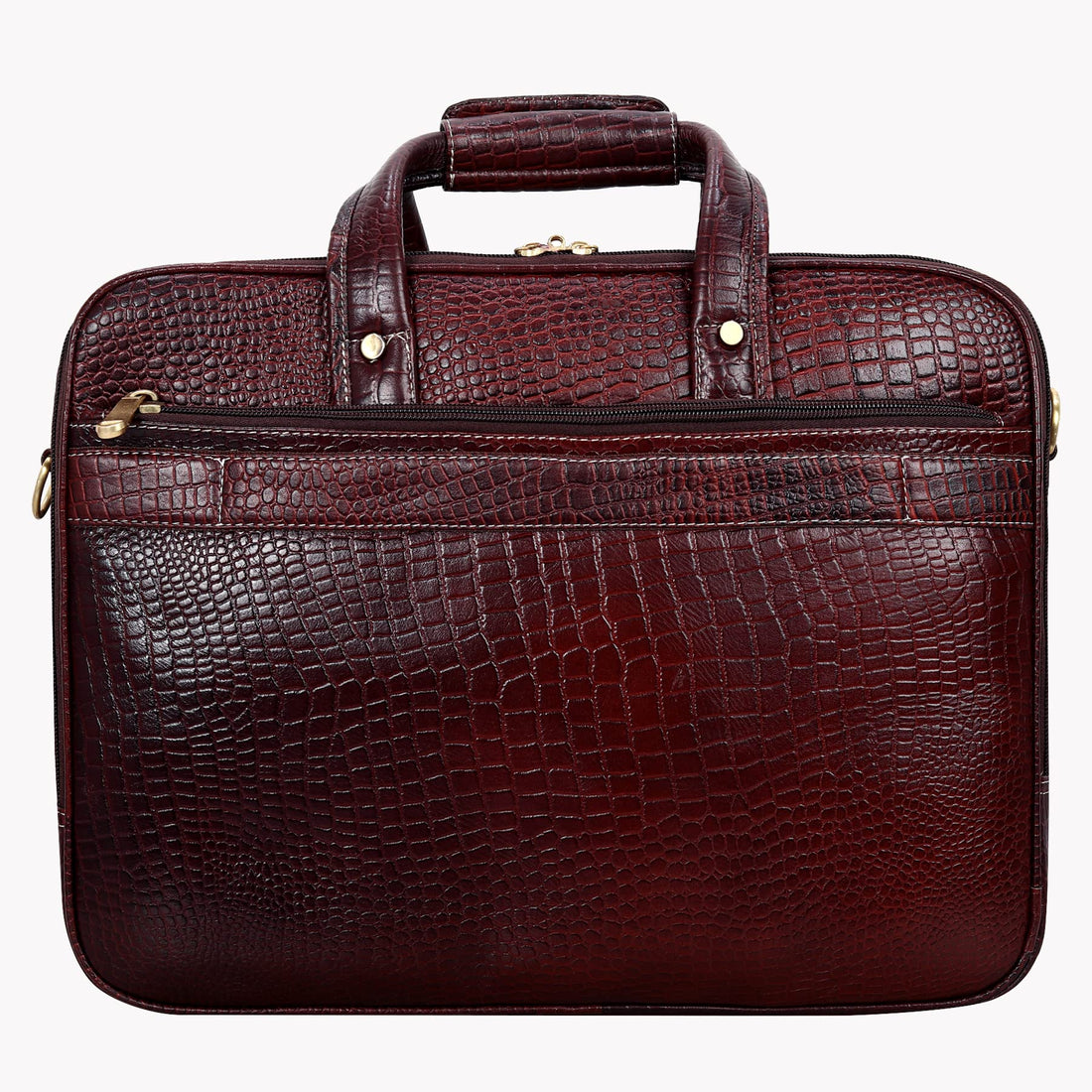 HAYAT Leather Accessories 16 Inch Men's Leather Briefcase Laptop Office Bag