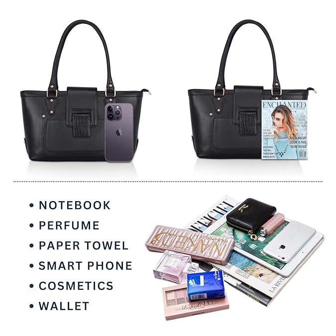 Leather Tote Bag - The Boat