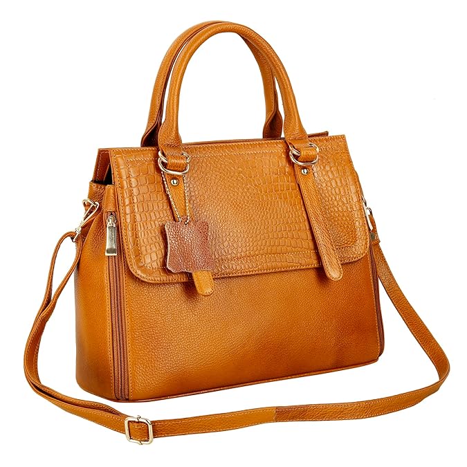 Leather Handbag For Women - MK