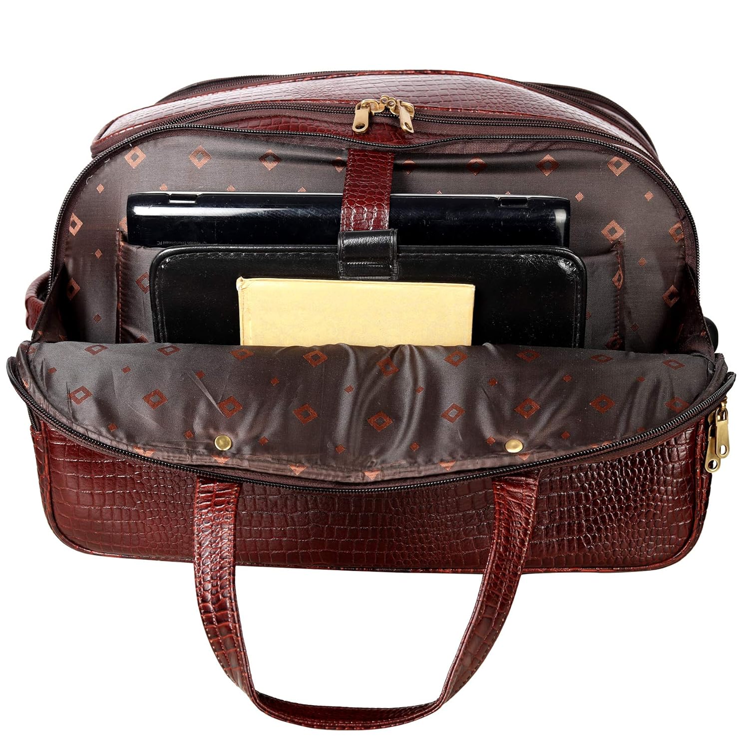 Leather Duffel Trolley - The Swift