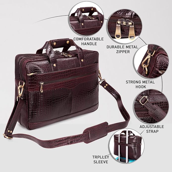 Leather Messenger Bag - The Prime