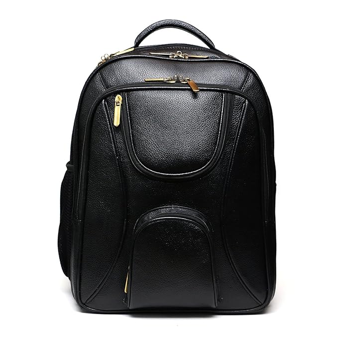 Leather Laptop Backpack - Twin Vault