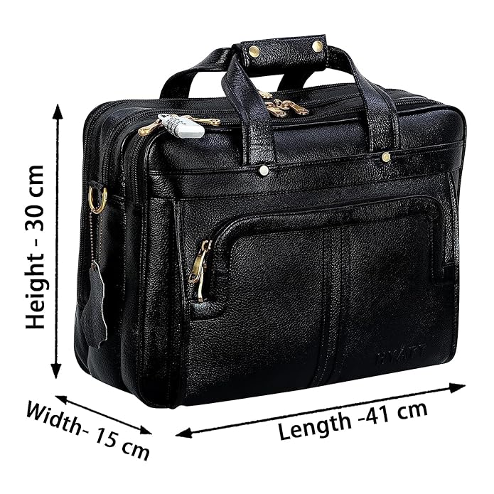 Leather Office Bag - Time Machine