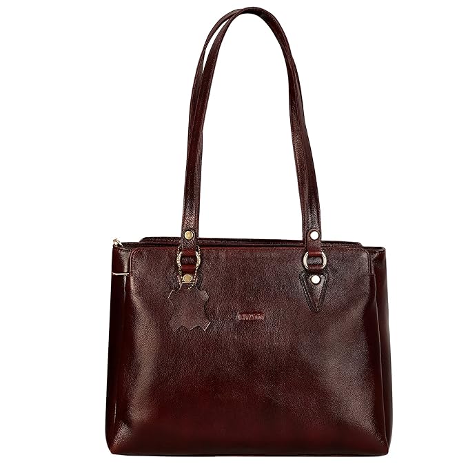Leather Shoulder Bag - Solid