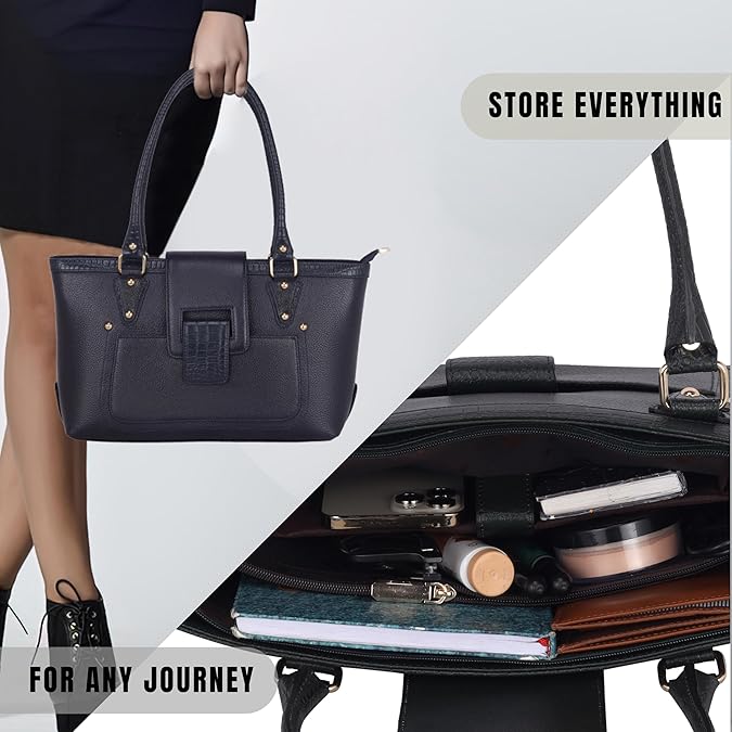 Leather Tote Bag - The Boat