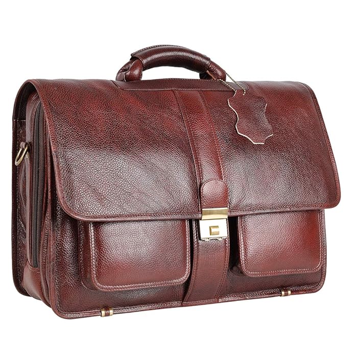 Leather Briefcase - Metro
