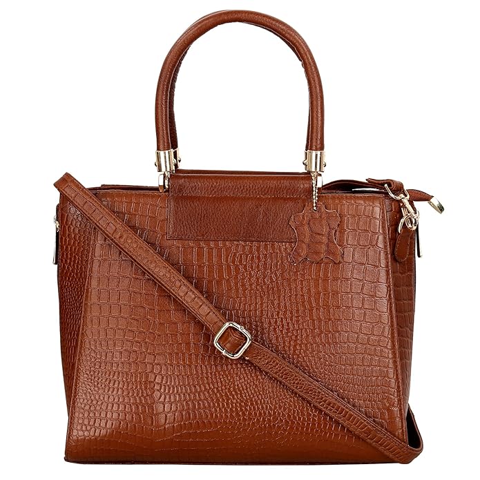 Croco Leather Handbag - MULBERRY