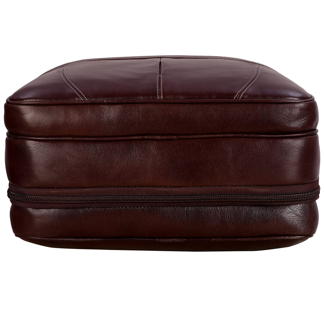 HAYAT 16 Inch Expandable Natural Leather Laptop Briefcase