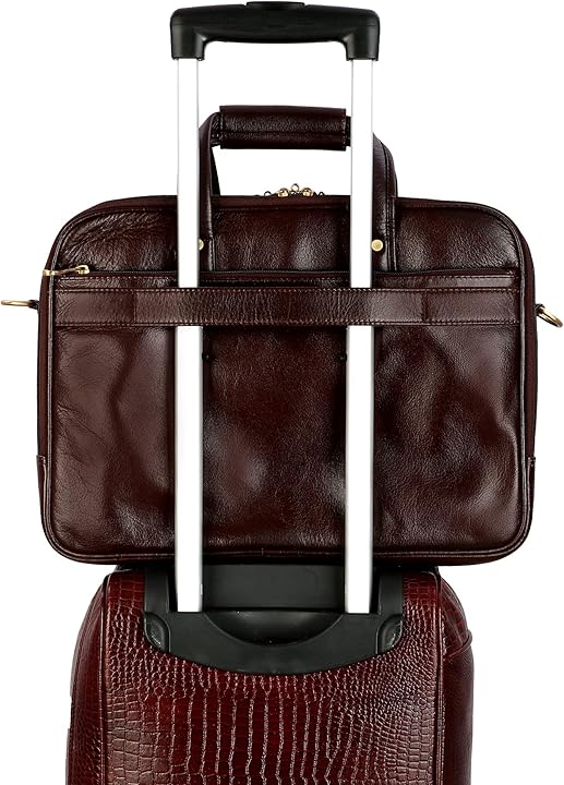 Leather Office Bag - Moochies