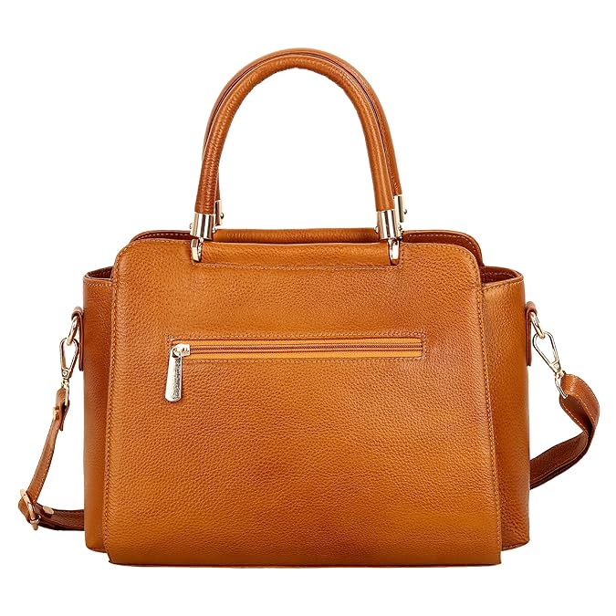 Leather Satchel Handbag - Zik Zak