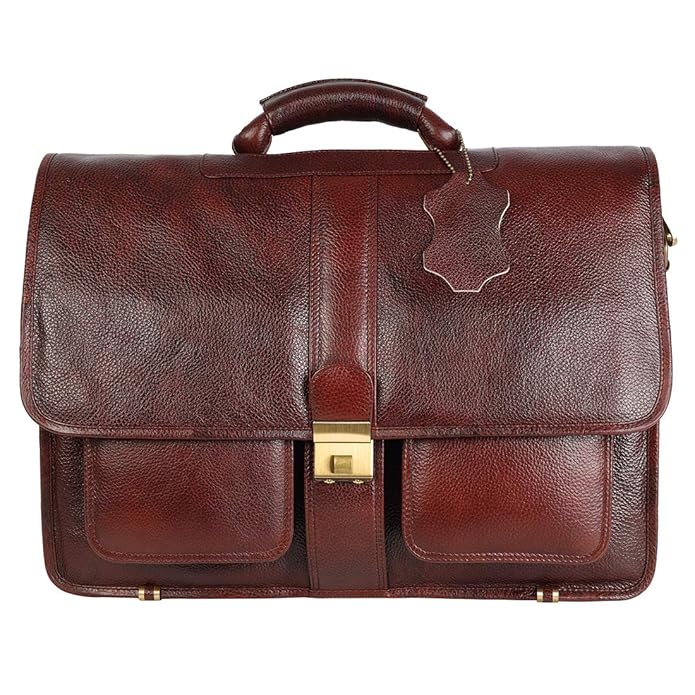 Leather Briefcase - Metro