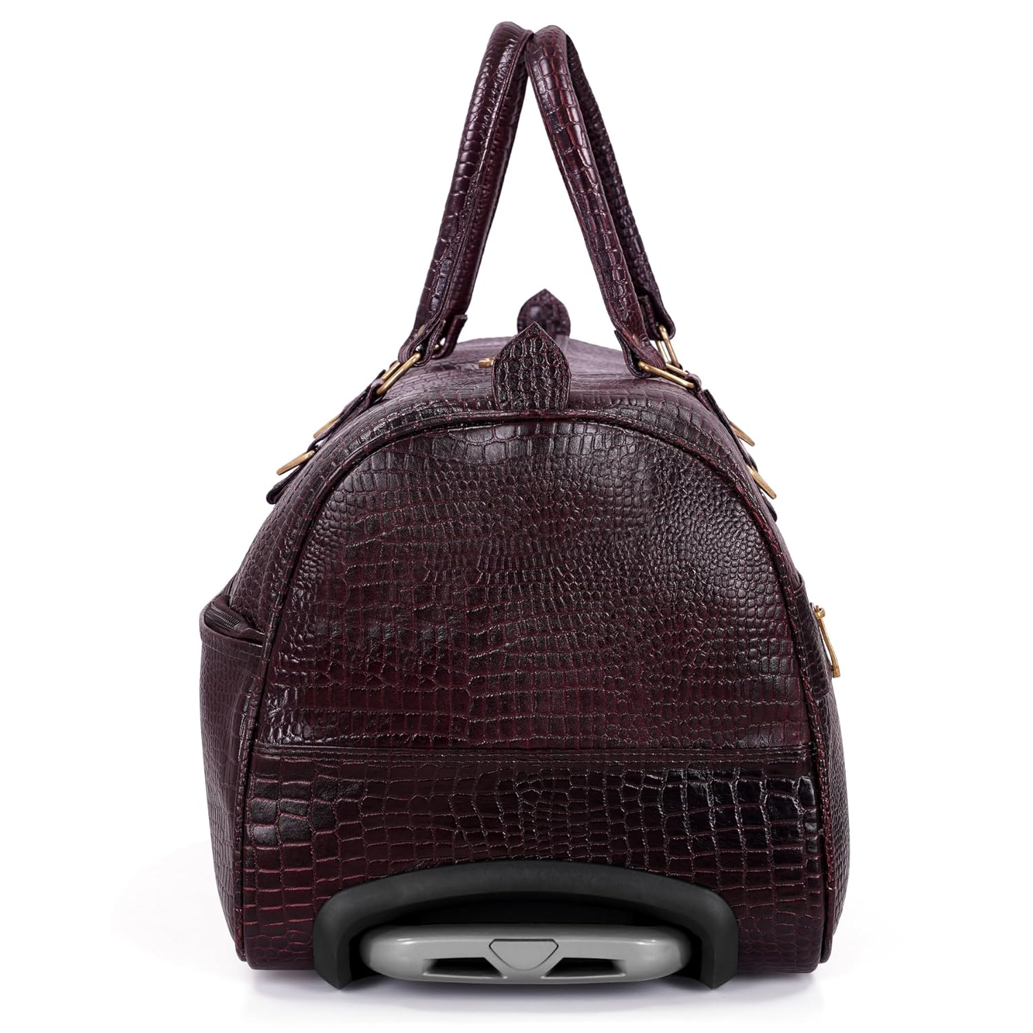 Leather Duffel Trolley - The Metropolis