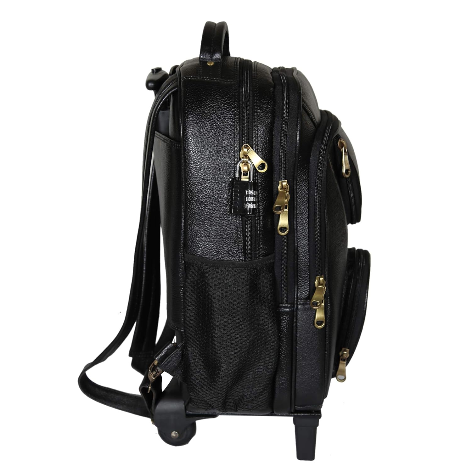 Leather Backpack Trolley - Metro Roller