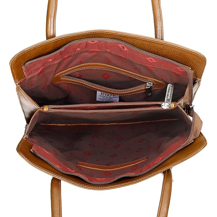 Leather Tote Bag - Vertica