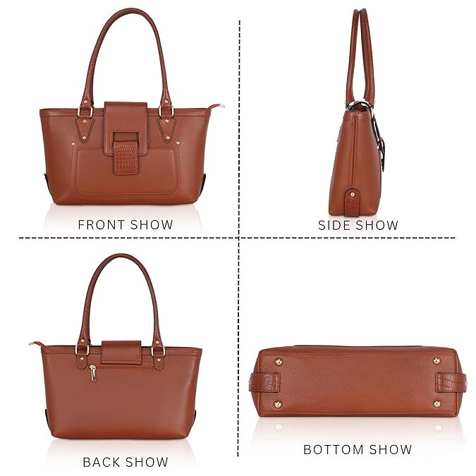 Leather Tote Bag - The Boat