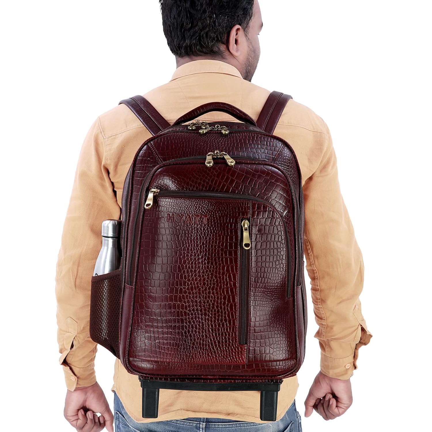Leather Backpack Trolley - Journey Roller