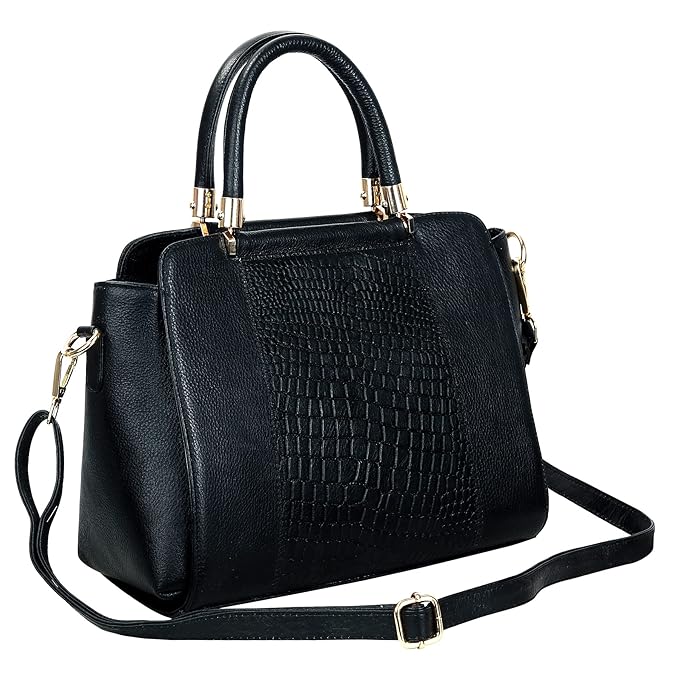 Leather Satchel Handbag - Zik Zak