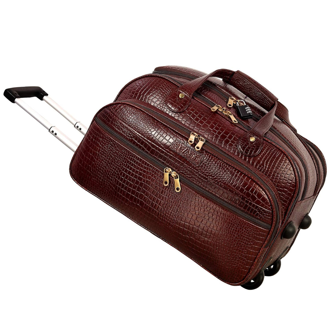 Leather Duffel Trolley - The Swift