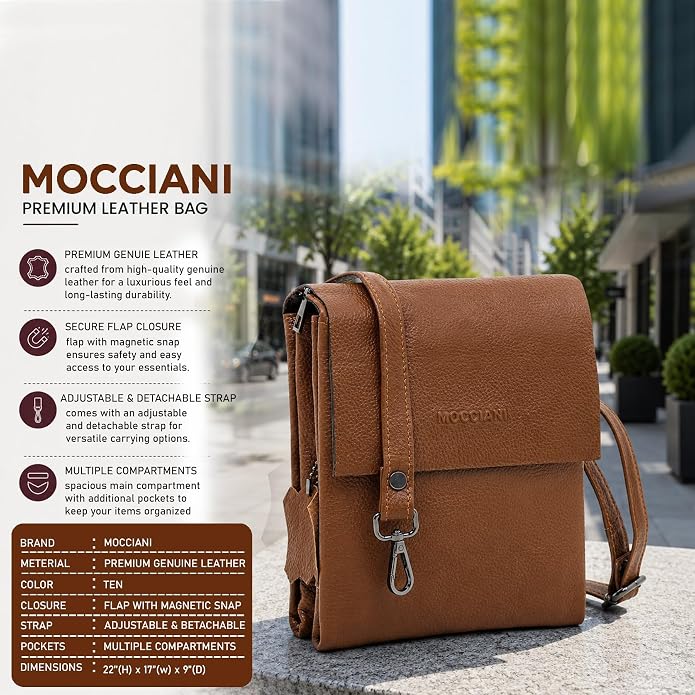 Leather Sling Bag - The Flap 2