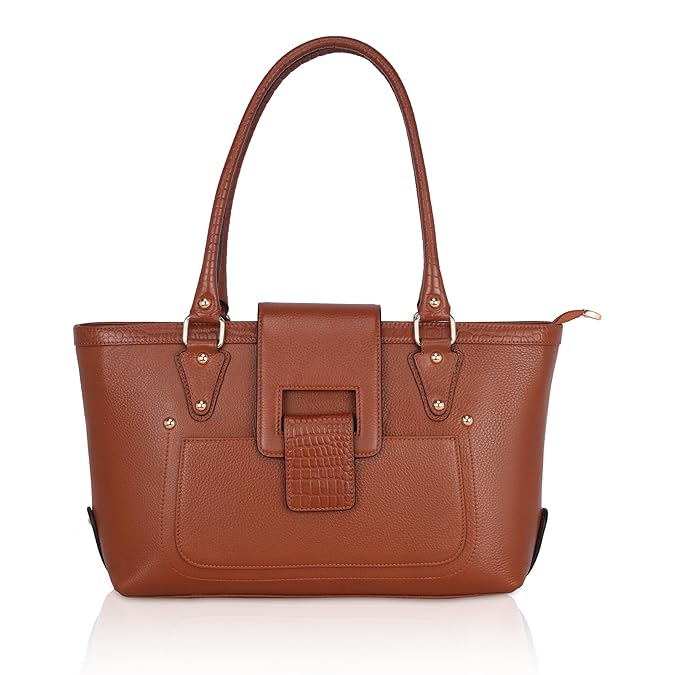 Leather Tote Bag - The Boat