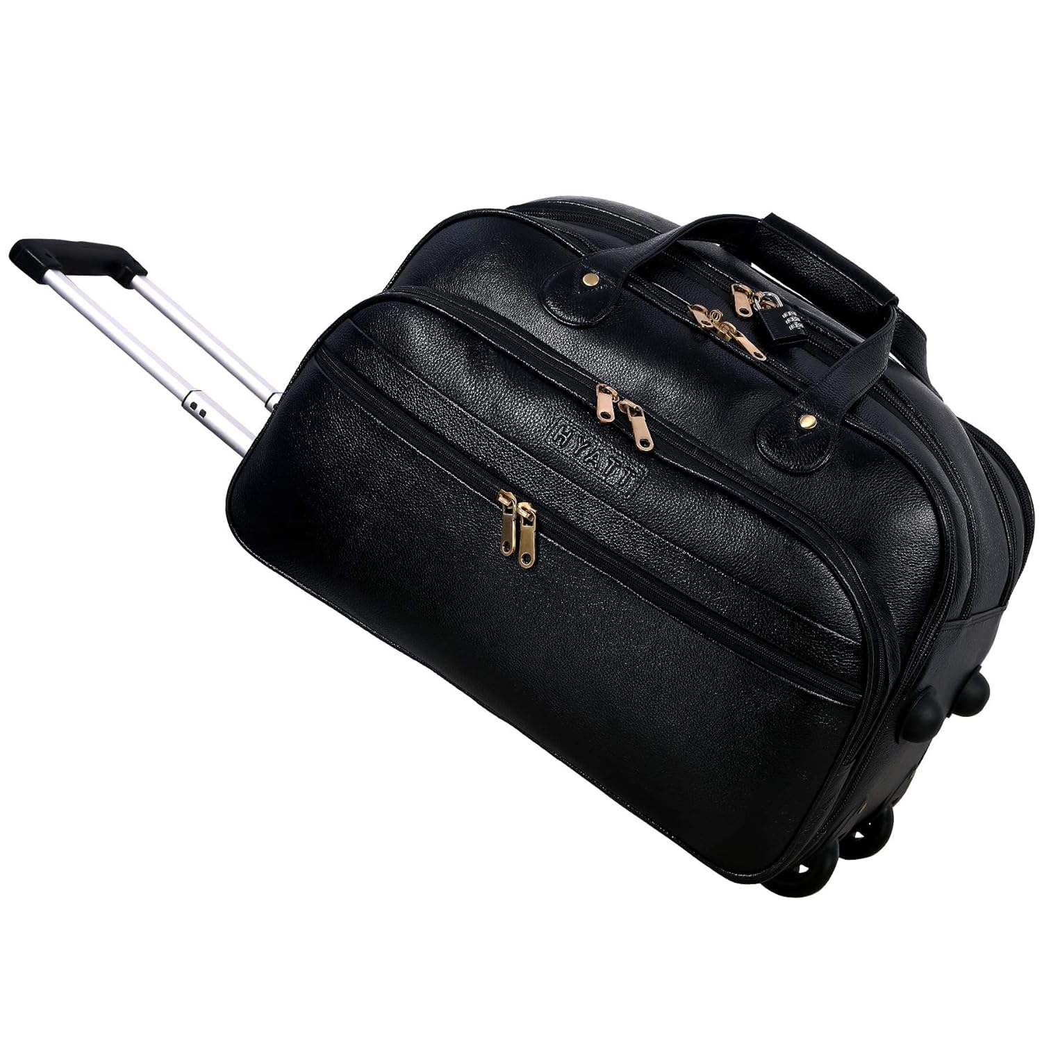 Leather Duffel Trolley - The Swift