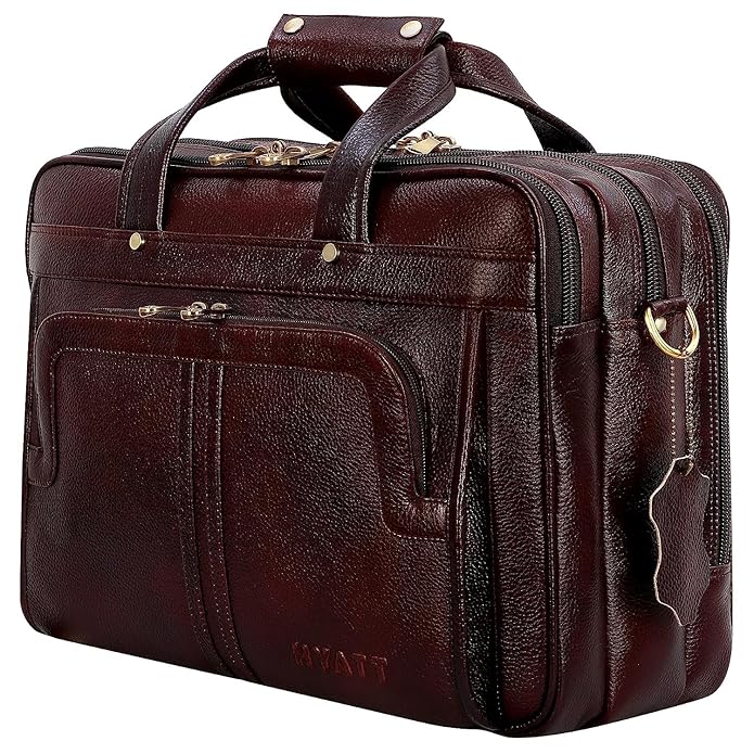 Leather Office Bag - Time Machine