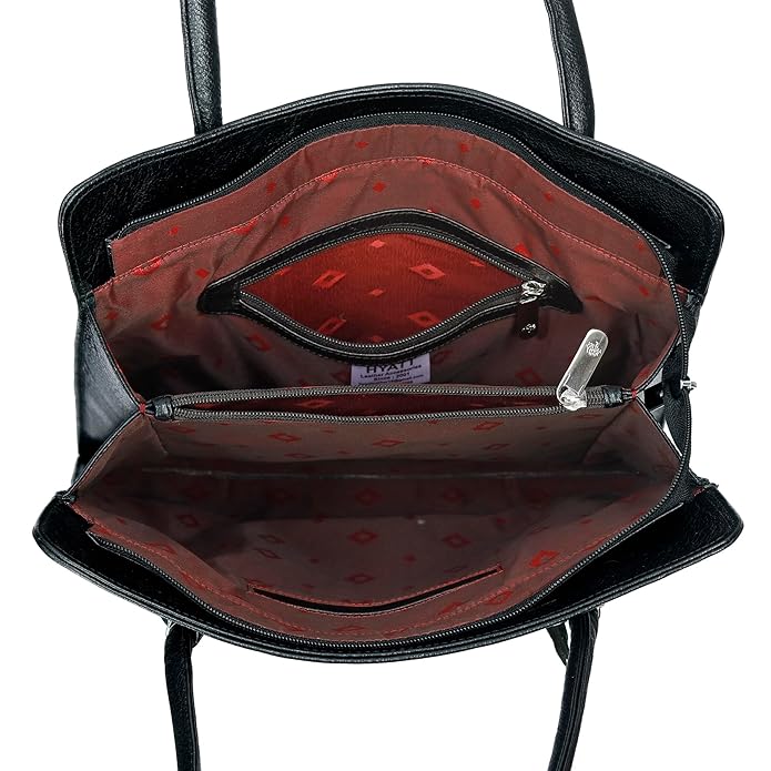 Leather Tote Bag - Vertica