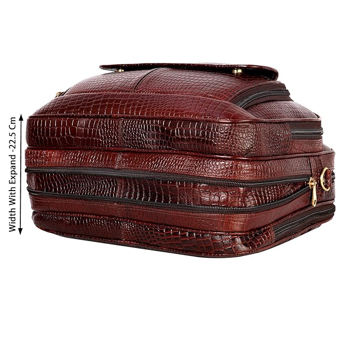 Leather Expandable Bags - TRAVELLER