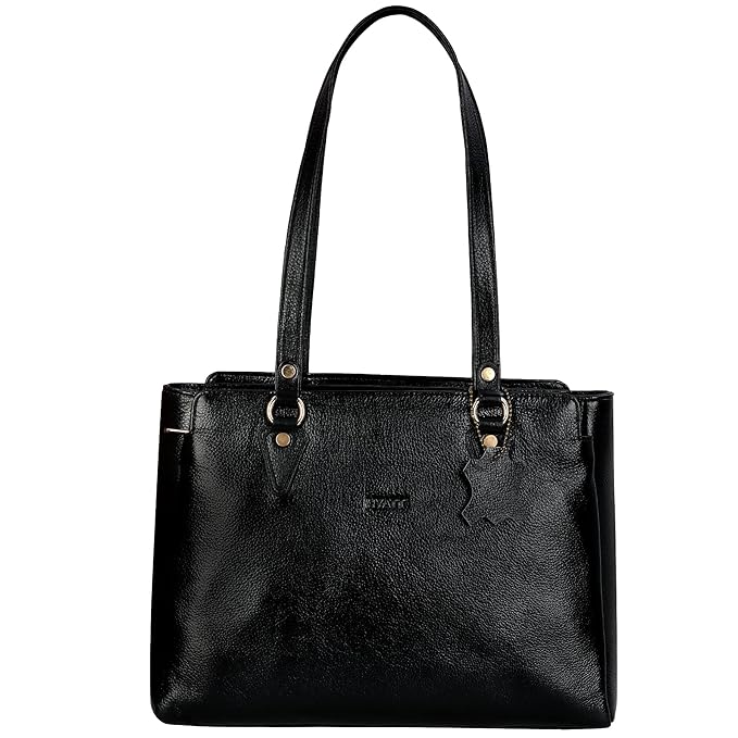Leather Shoulder Bag - Solid