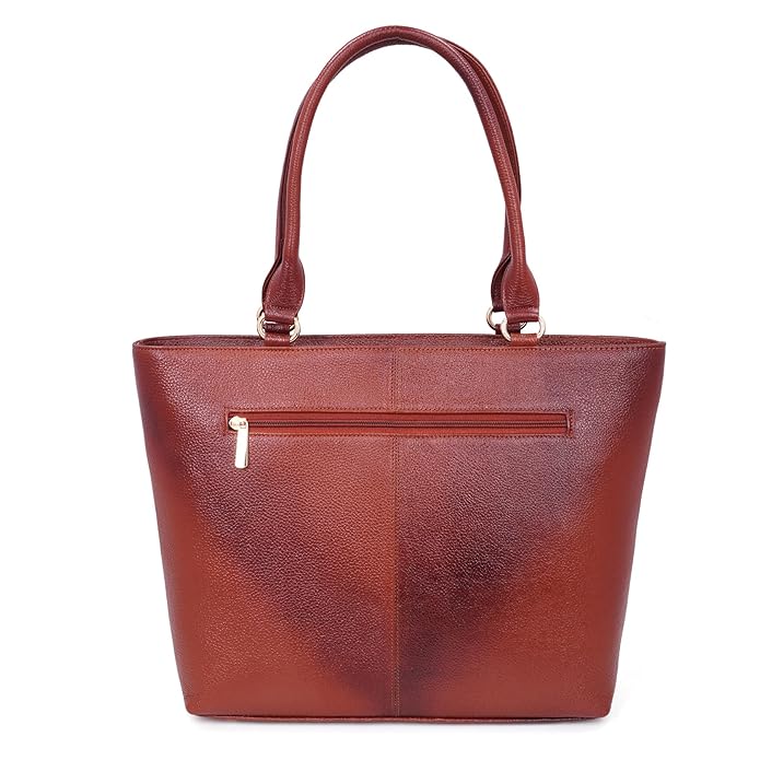 Leather Laptop Tote Bag - THE ORGANIZER