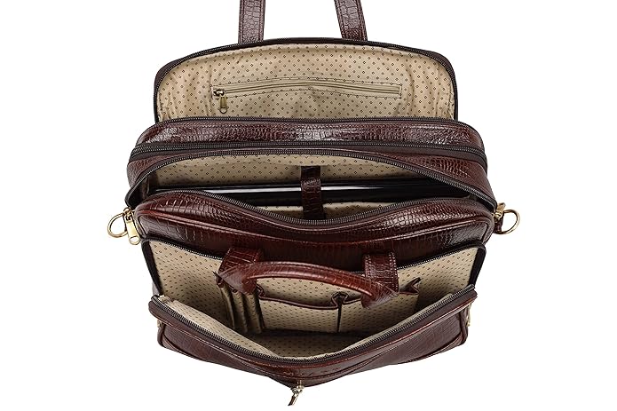 Leather Expandable Bag - Bold Vault
