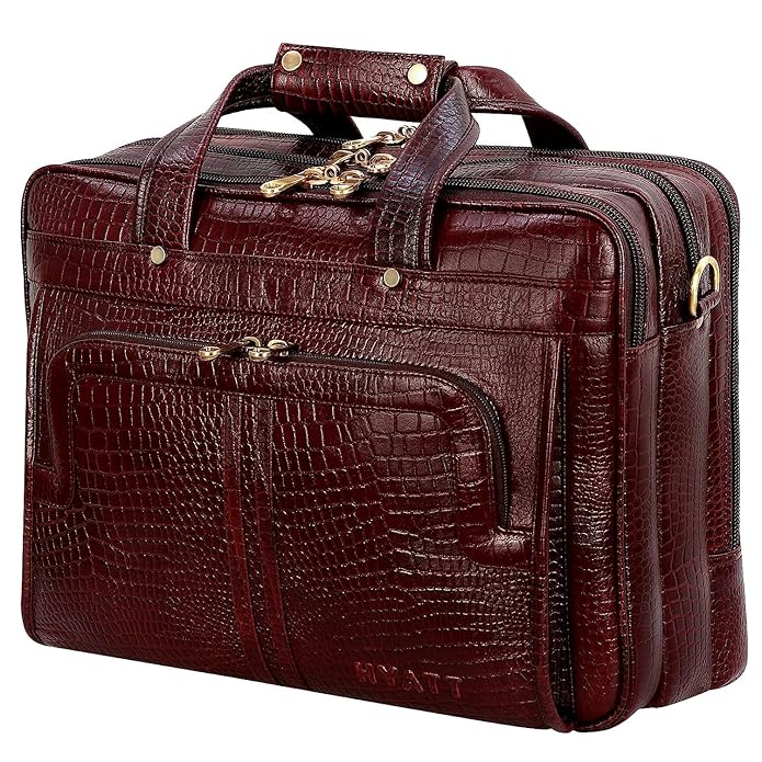 Leather Office Bag - Time Machine