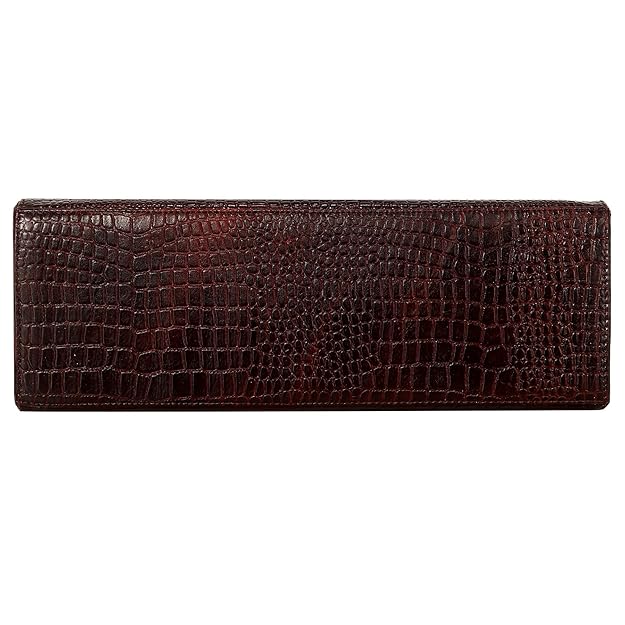 Croco Leather Handbag - PRADA