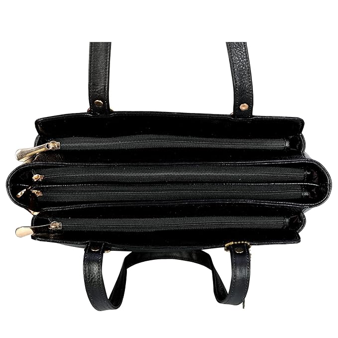 Leather Shoulder Bag - Solid