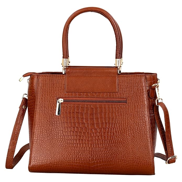 Croco Leather Handbag - MULBERRY