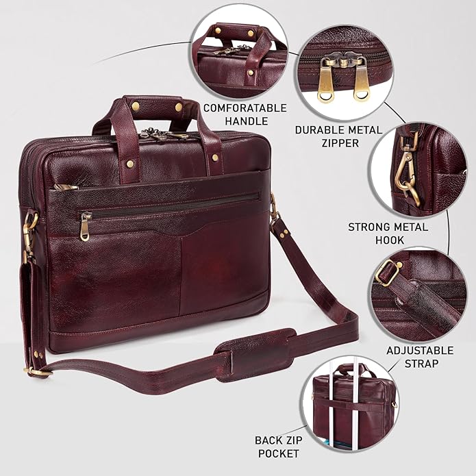 Leather Messenger Bag - The Prime