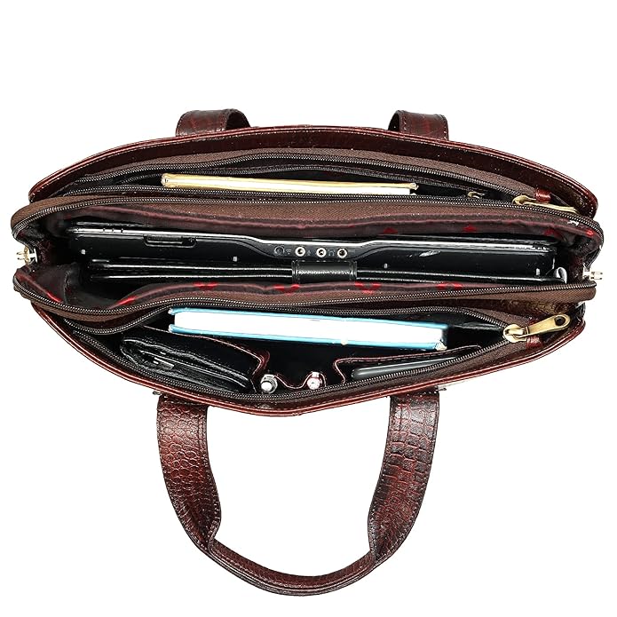 Leather Messenger Bag - ESBEDA