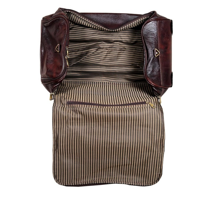 Leather Duffel Trolley - The Weekender