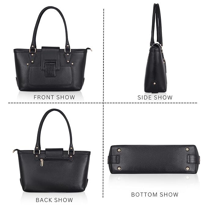 Leather Tote Bag - The Boat