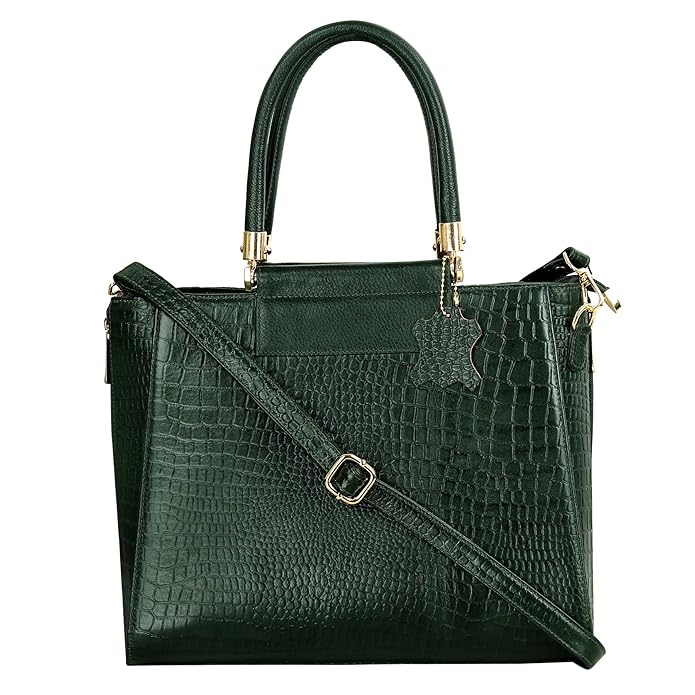 Croco Leather Handbag - MULBERRY