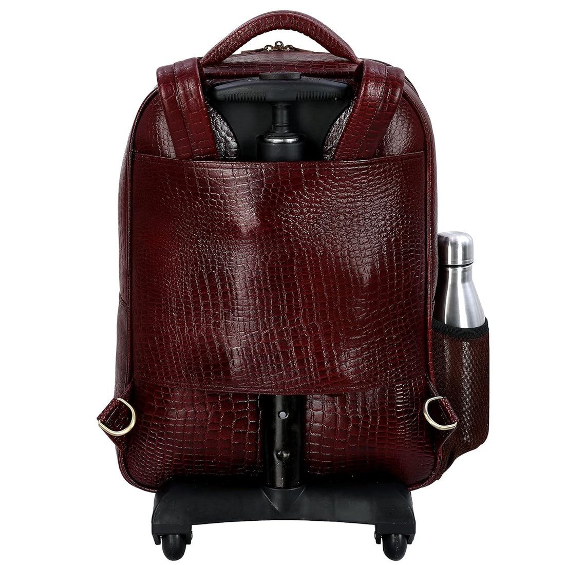 Leather Backpack Trolley - Metro Roller