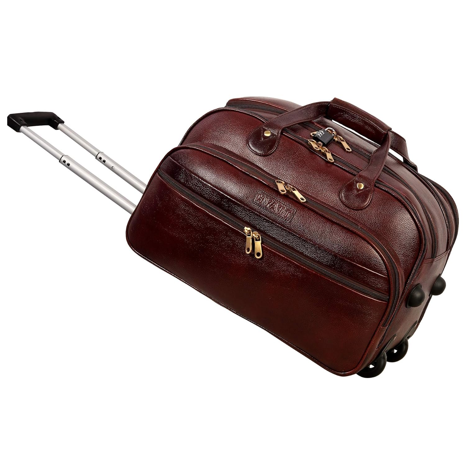 Leather Duffel Trolley - The Swift