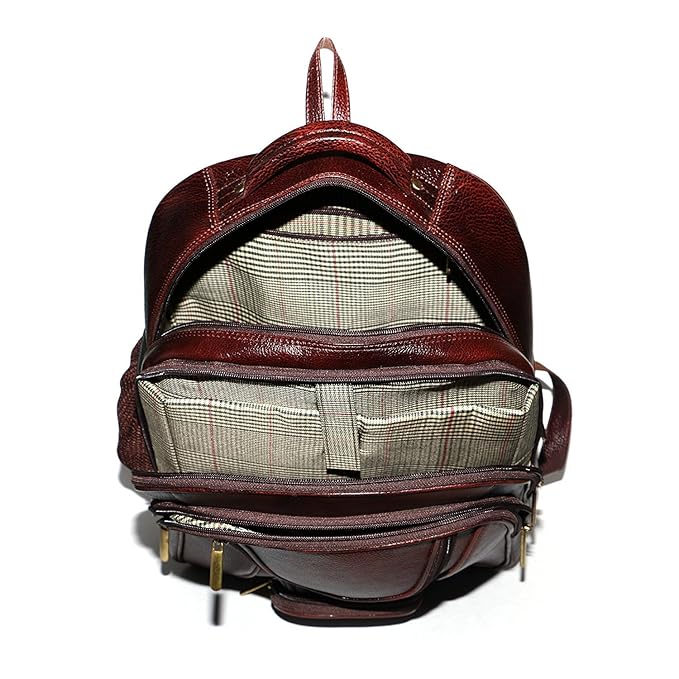 Leather Laptop Backpack - Twin Vault