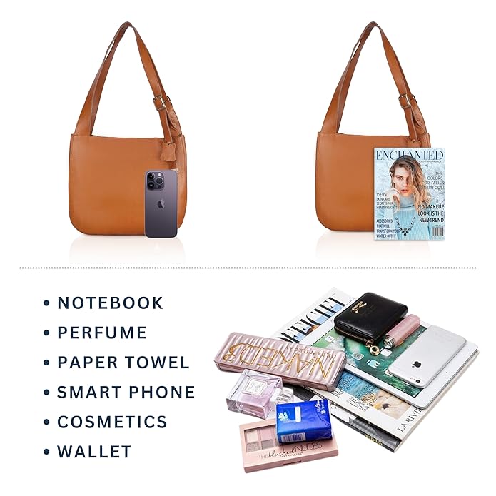 Leather Tote Bag - Magna